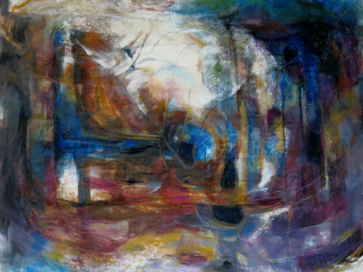 “Dal Fondo” – 2015 Tecnica mista su carta 140×120 cm