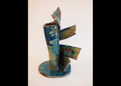 “Molti futuri” – 2017 Ceramica Raku 25x38x21 cm