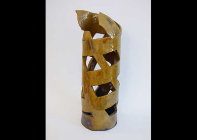 “Rottura” – 2014 Ceramica Raku 13x41x13 cm