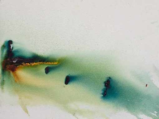 “LAGUNA DI VENEZIA – CAMPALTO” – China e aquerelli – Acquerello su carta, 30 x 40 cm