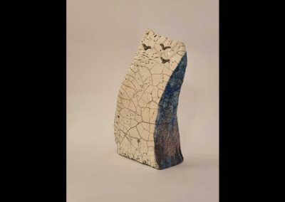 “Scogliera” – 2022 Ceramica Raku – 20x10x35 cm