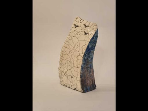 “Scogliera” – 2022 Ceramica Raku – 20x10x35 cm