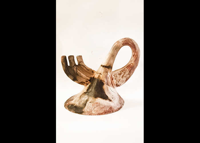 “Fiati” – 2023 Ceramica Saggar Firing – 26x31x27 cm