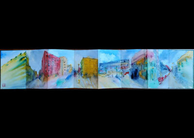 “LEPORELLO_SEICENTRO_1” – China e acquerello – Libro d’artista, 16 x 24 cm