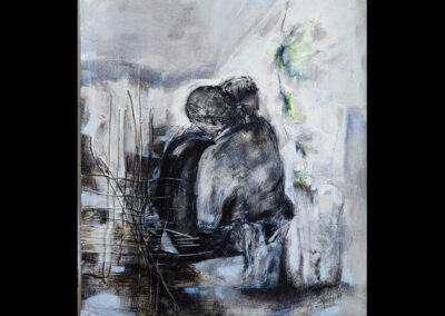 “Istante” – 2024 Tecnica mista su carta 47×55 cm