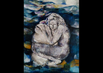 “Madre” – 2024 Tecnica mista su carta 30×50 cm
